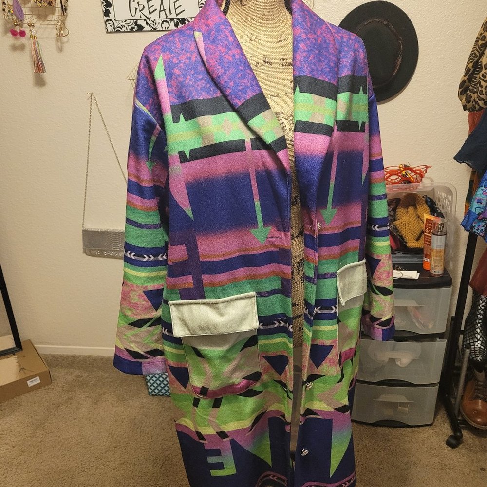 Misslook long  printed coat